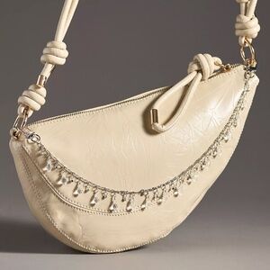 ANTHROPOLOGIE Crystal Teardrop Bag Charm - NWT ($32 Retail)